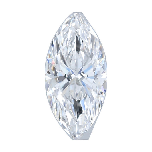 1.54 ct marquise lab-grown diamond, D color, VVS2 clarity, IGI certified, still from its 360° video
