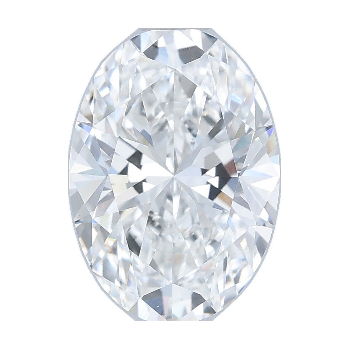 1.54 ct oval lab-grown diamond, D color, VVS2 clarity, IGI certified, still from its 360° video