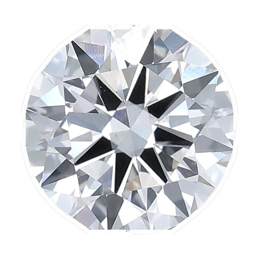 1.54 ct round lab-grown diamond, D color, VS1 clarity, IGI certified, still from its 360° video
