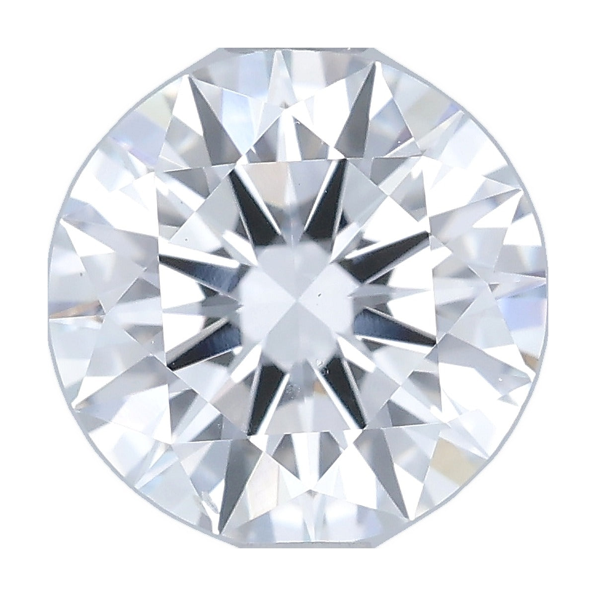 1.54 ct round lab-grown diamond, D color, VS2 clarity, IGI certified, still from its 360° video