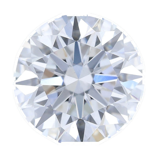 1.54 ct round lab-grown diamond, D color, VS2 clarity, IGI certified, still from its 360° video