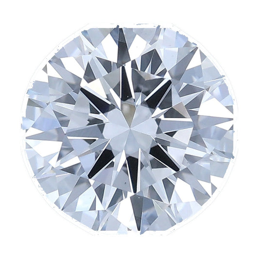 1.54 ct round lab-grown diamond, E color, VS1 clarity, IGI certified, still from its 360° video