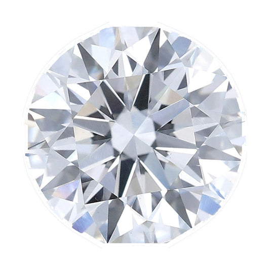 1.54 ct round lab-grown diamond, E color, VS2 clarity, IGI certified, still from its 360° video