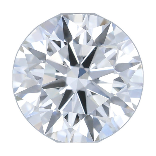 1.54 ct round lab-grown diamond, E color, VVS1 clarity, IGI certified, still from its 360° video