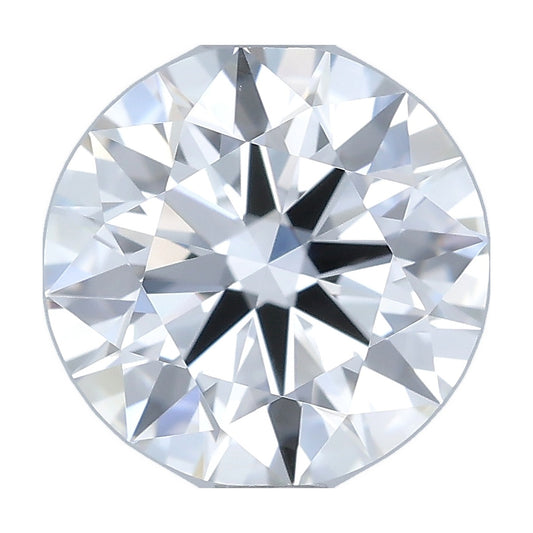 1.54 ct round lab-grown diamond, E color, VVS1 clarity, IGI certified, still from its 360° video