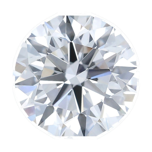 1.54 ct round lab-grown diamond, F color, VS1 clarity, IGI certified, still from its 360° video