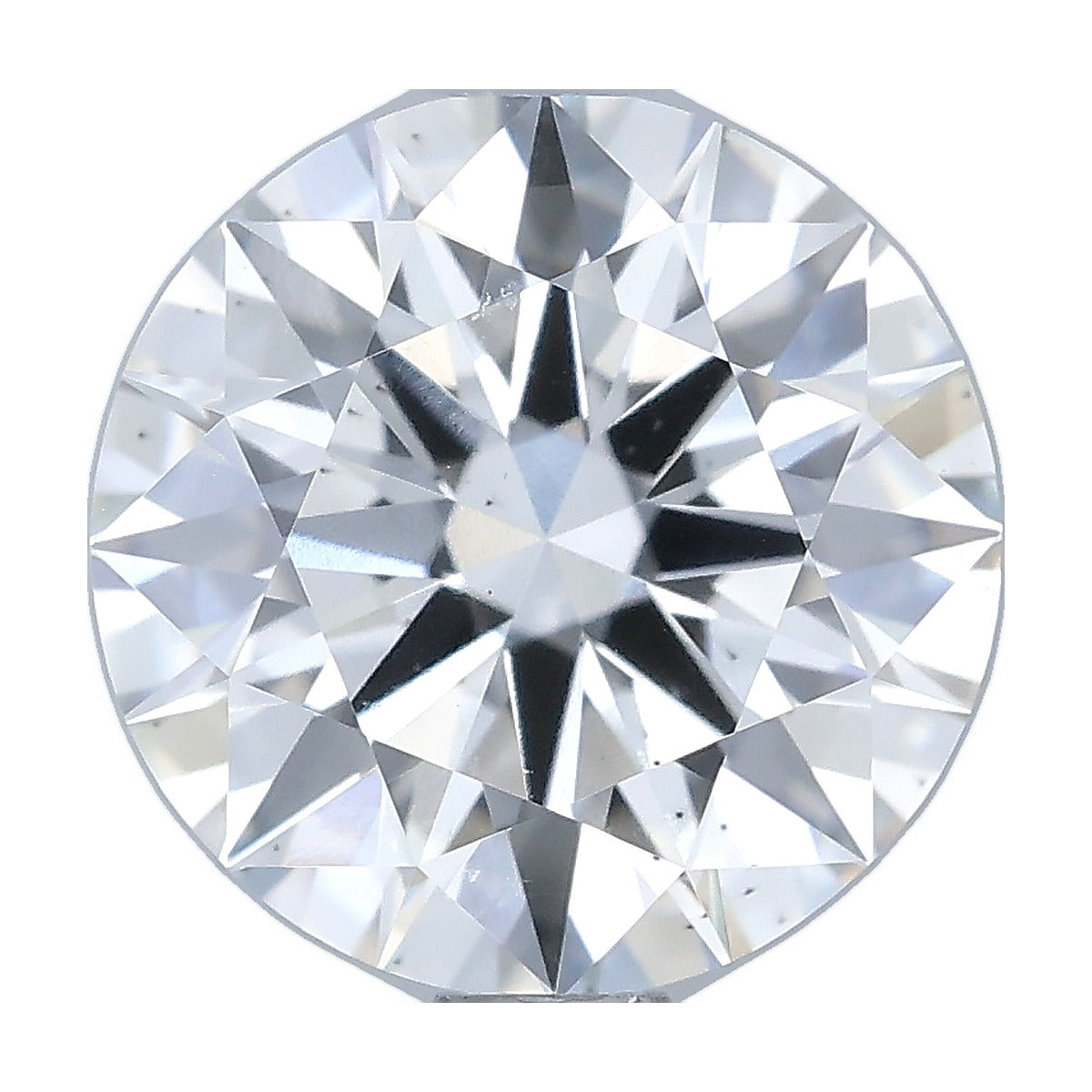 1.54 ct round lab-grown diamond, F color, VS2 clarity, IGI certified, still from its 360° video