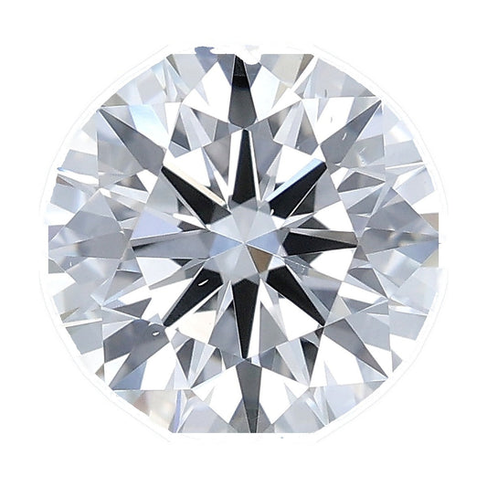 1.54 ct round lab-grown diamond, F color, VS2 clarity, IGI certified, still from its 360° video
