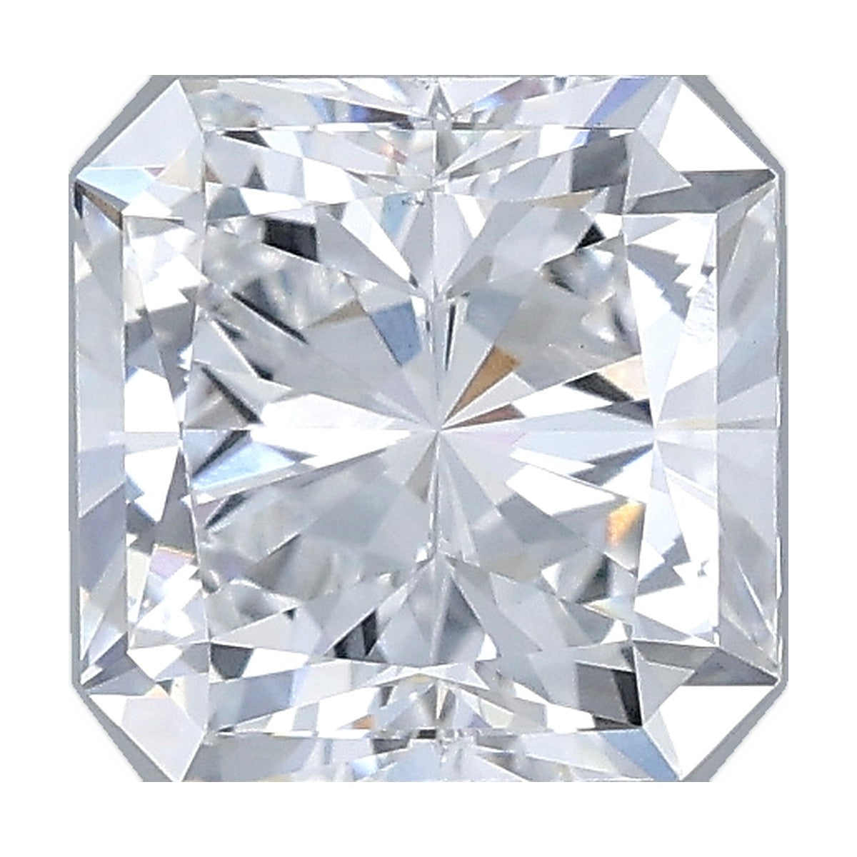1.54 ct square radiant lab-grown diamond, D color, VS1 clarity, IGI certified, still from its 360° video