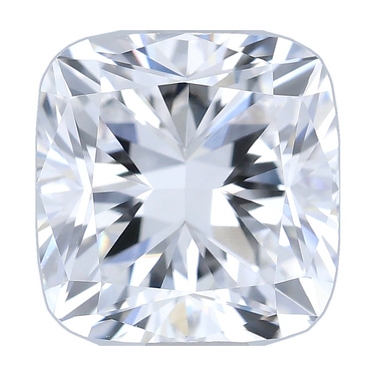 1.55 ct cushion lab-grown diamond, D color, VVS1 clarity, IGI certified, still from its 360° video