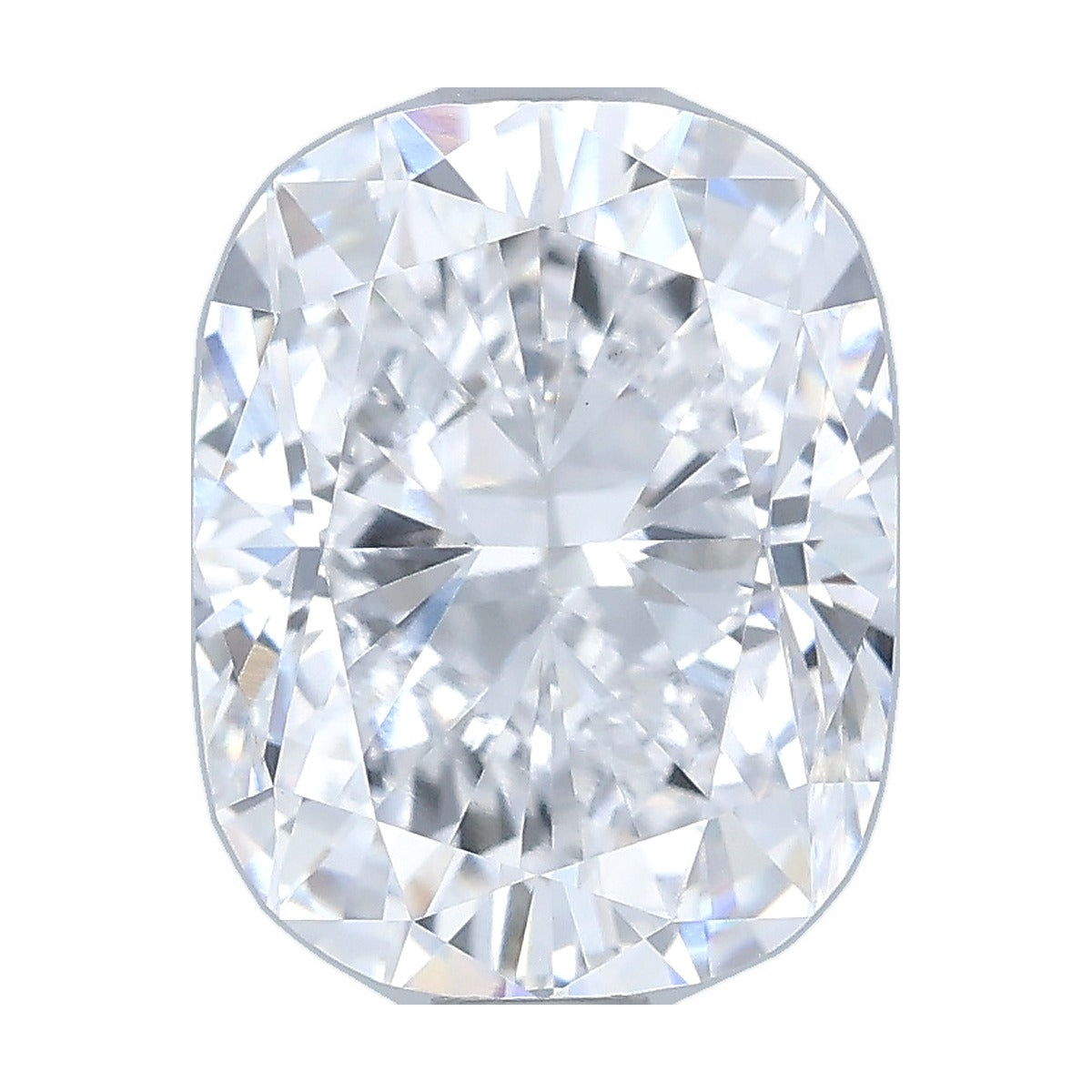 1.55 ct elongated cushion lab-grown diamond, D color, VS1 clarity, IGI certified, still from its 360° video