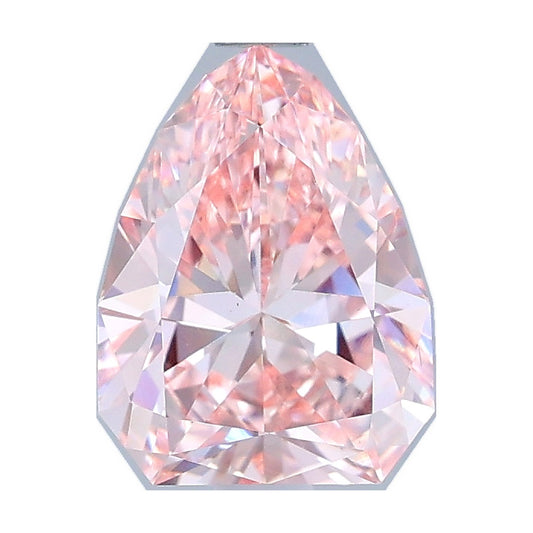 1.55 ct shield lab-grown diamond, fancy intense pink, VS1 clarity, IGI certified, still from its 360° video