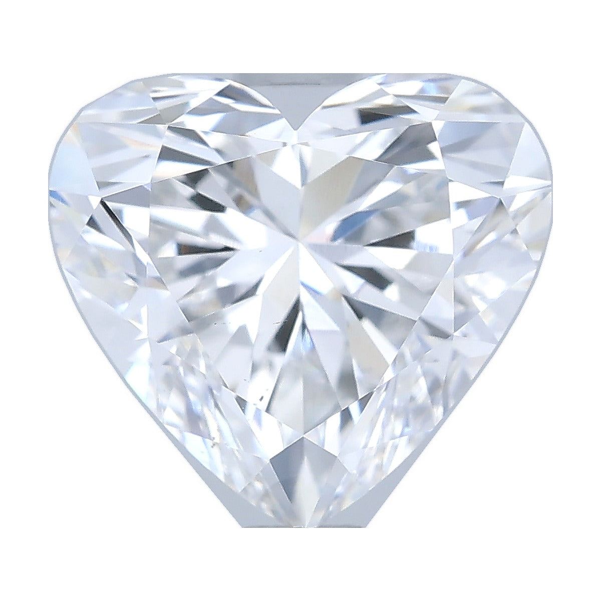 1.55 ct heart lab-grown diamond, D color, VS1 clarity, IGI certified, still from its 360° video