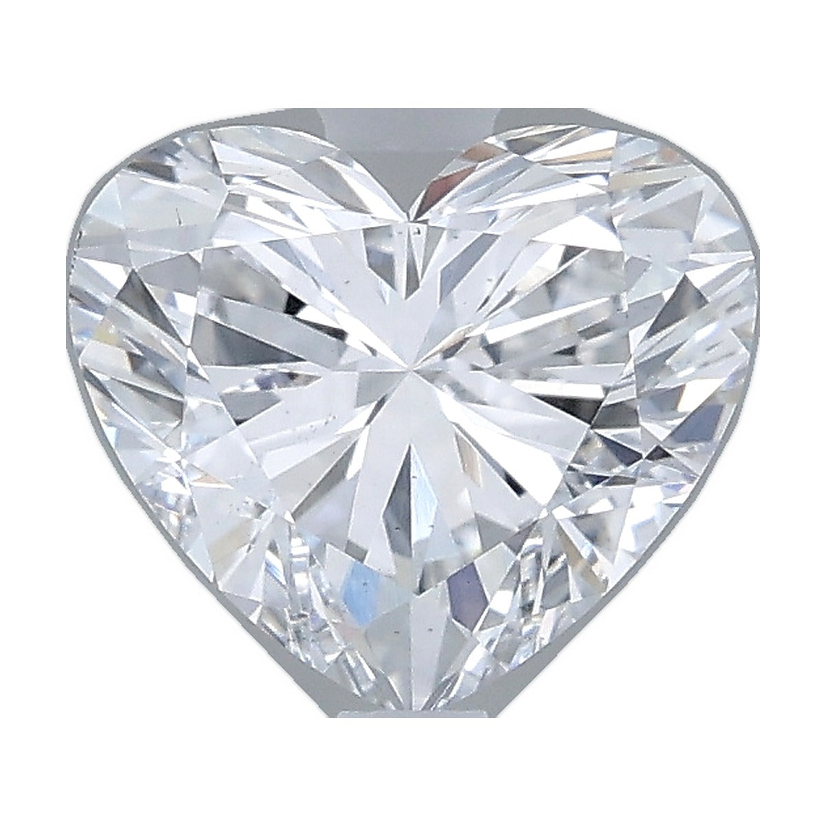 1.55 ct heart lab-grown diamond, D color, VS2 clarity, IGI certified, still from its 360° video