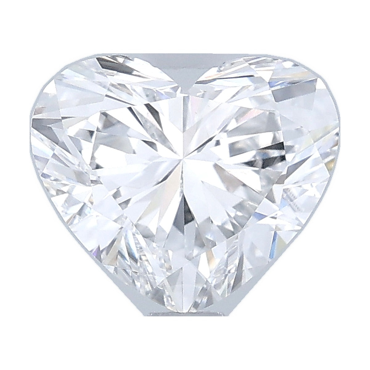 1.55 ct heart lab-grown diamond, D color, VVS2 clarity, IGI certified, still from its 360° video