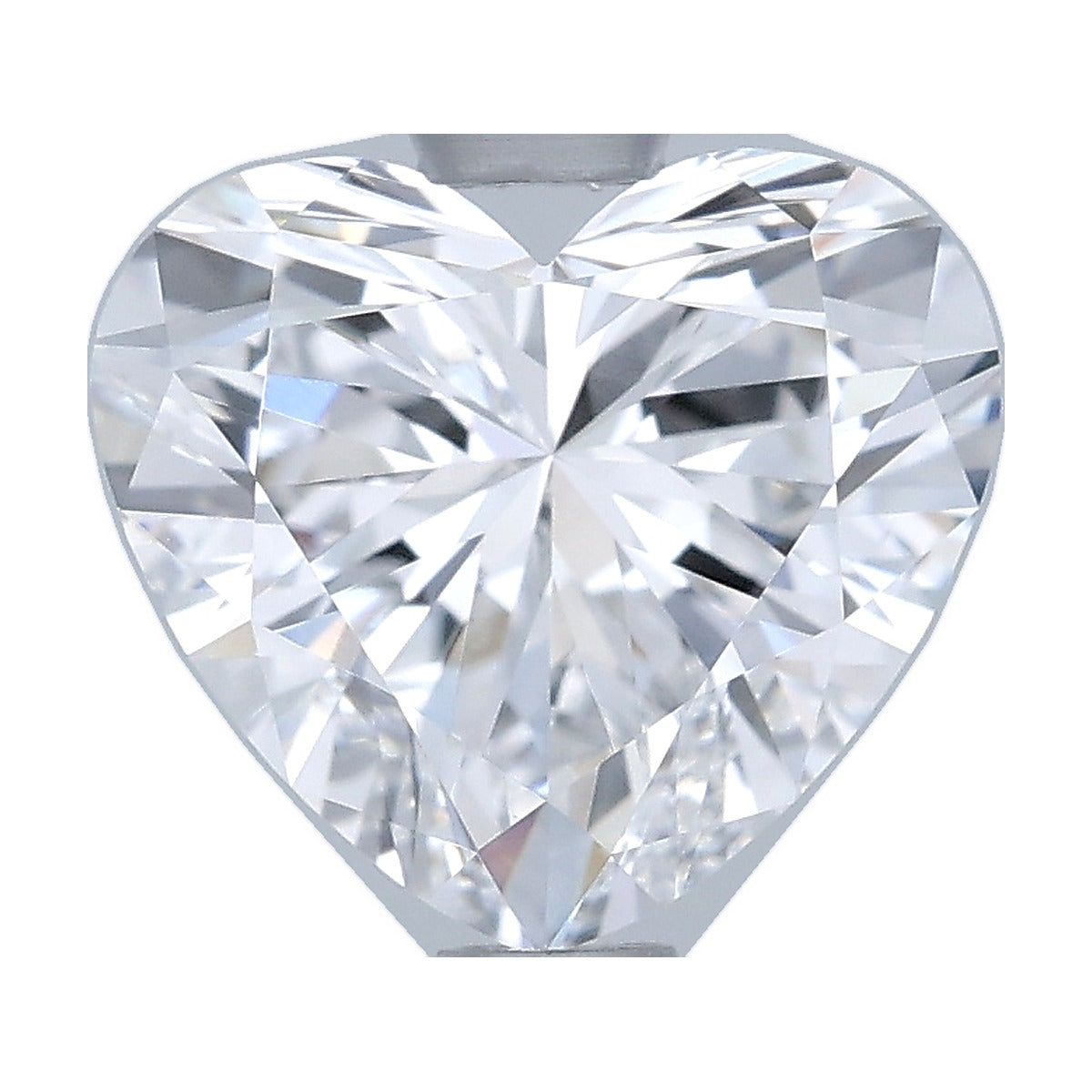 1.55 ct heart lab-grown diamond, E color, VVS1 clarity, GIA certified, still from its 360° video
