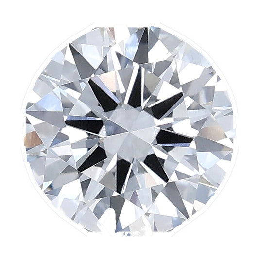 1.55 ct round lab-grown diamond, D color, VS1 clarity, IGI certified, still from its 360° video
