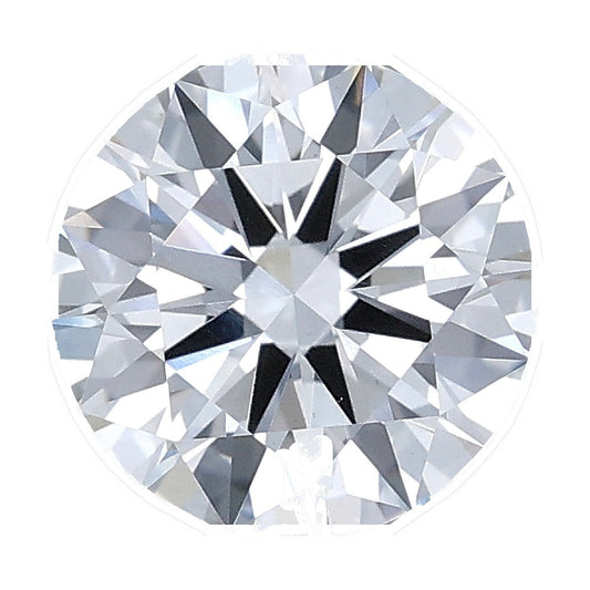 1.55 ct round lab-grown diamond, D color, VS1 clarity, IGI certified, still from its 360° video