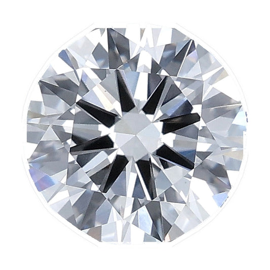 1.55 ct round lab-grown diamond, D color, VS1 clarity, IGI certified, still from its 360° video