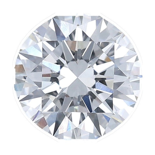 1.55 ct round lab-grown diamond, D color, VS1 clarity, IGI certified, still from its 360° video