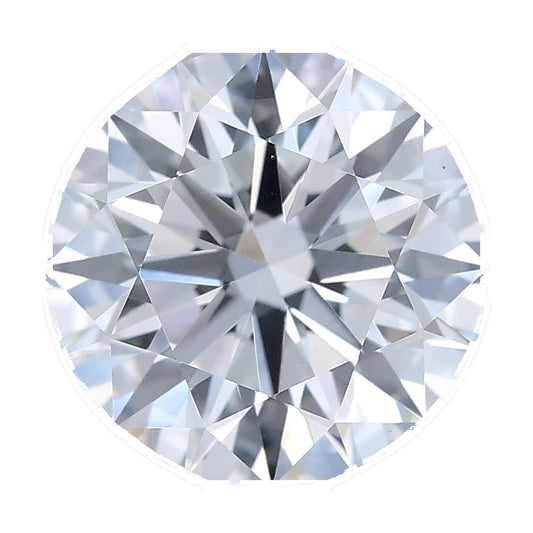 1.55 ct round lab-grown diamond, E color, VS2 clarity, GIA certified, still from its 360° video
