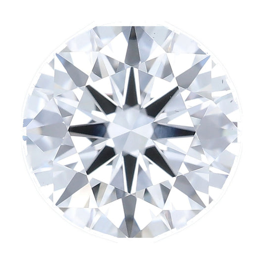 1.55 ct round lab-grown diamond, E color, VS2 clarity, IGI certified, still from its 360° video