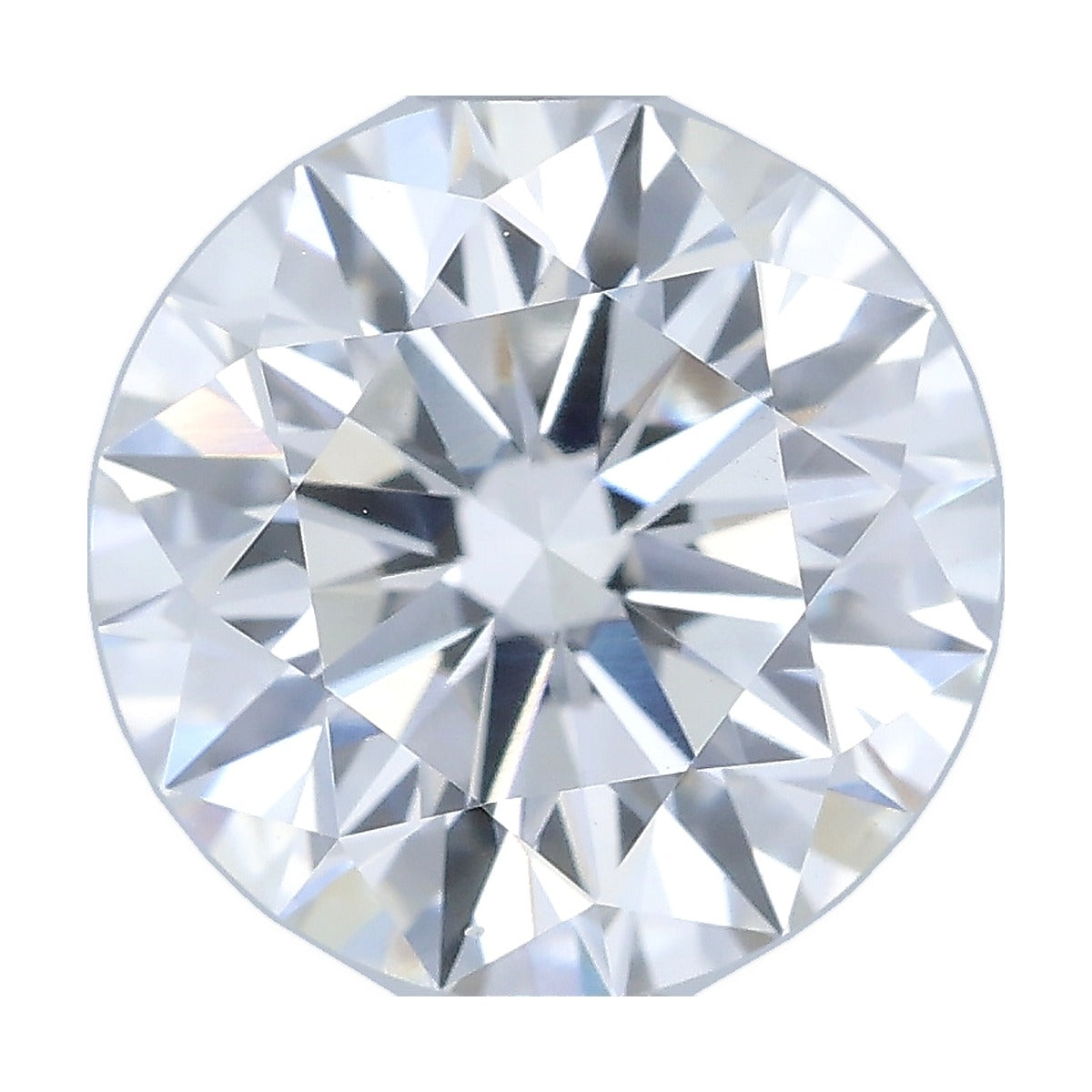 1.55 ct round lab-grown diamond, F color, VS1 clarity, IGI certified, still from its 360° video