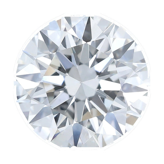 1.55 ct round lab-grown diamond, F color, VS1 clarity, IGI certified, still from its 360° video