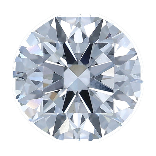 1.55 ct round lab-grown diamond, G color, VS1 clarity, IGI certified, still from its 360° video