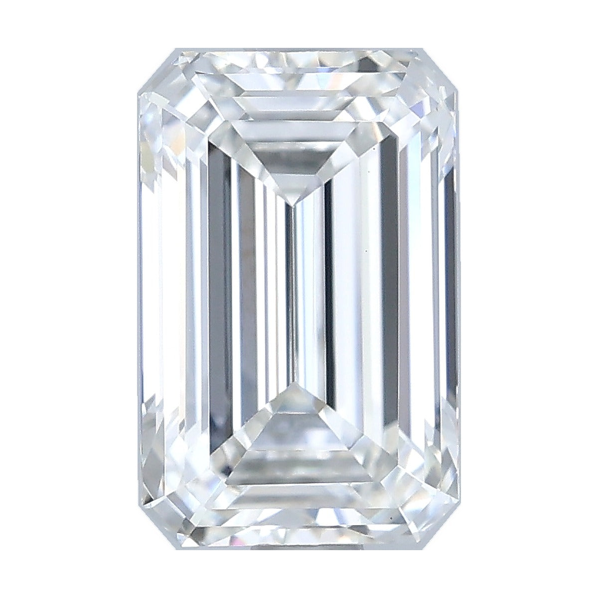 1.56 ct emerald lab-grown diamond, G color, VVS2 clarity, IGI certified, still from its 360° video