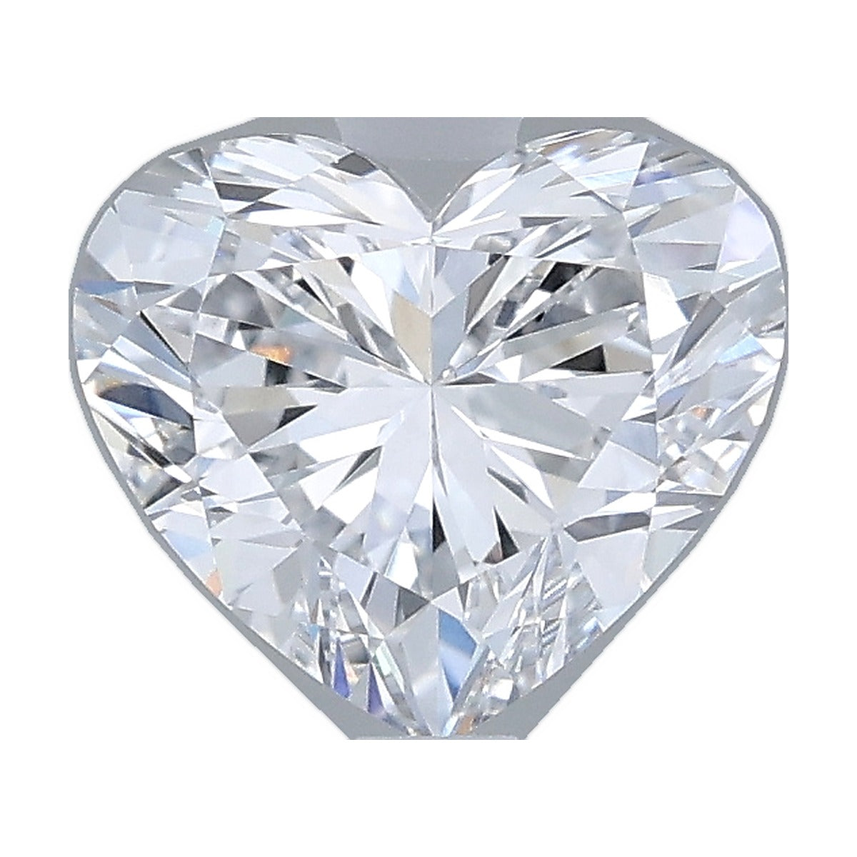 1.56 ct heart lab-grown diamond, D color, VVS2 clarity, IGI certified, still from its 360° video