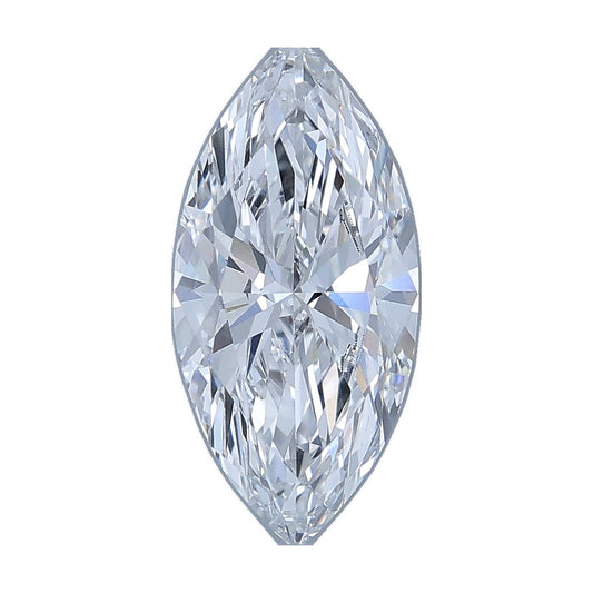 1.56 ct marquise lab-grown diamond, D color, VS1 clarity, IGI certified, still from its 360° video