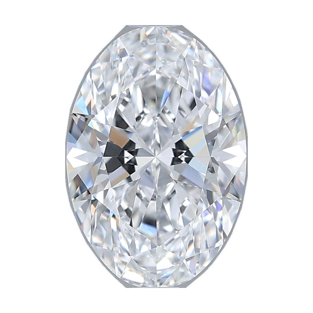 1.56 ct oval lab-grown diamond, D color, VVS2 clarity, IGI certified, still from its 360° video