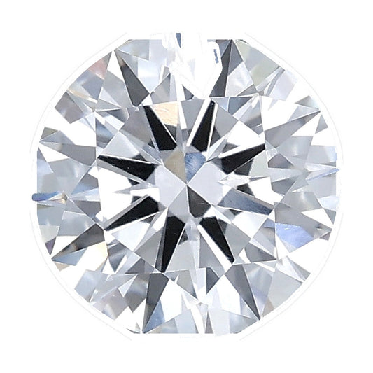 1.56 ct round lab-grown diamond, D color, VS1 clarity, IGI certified, still from its 360° video