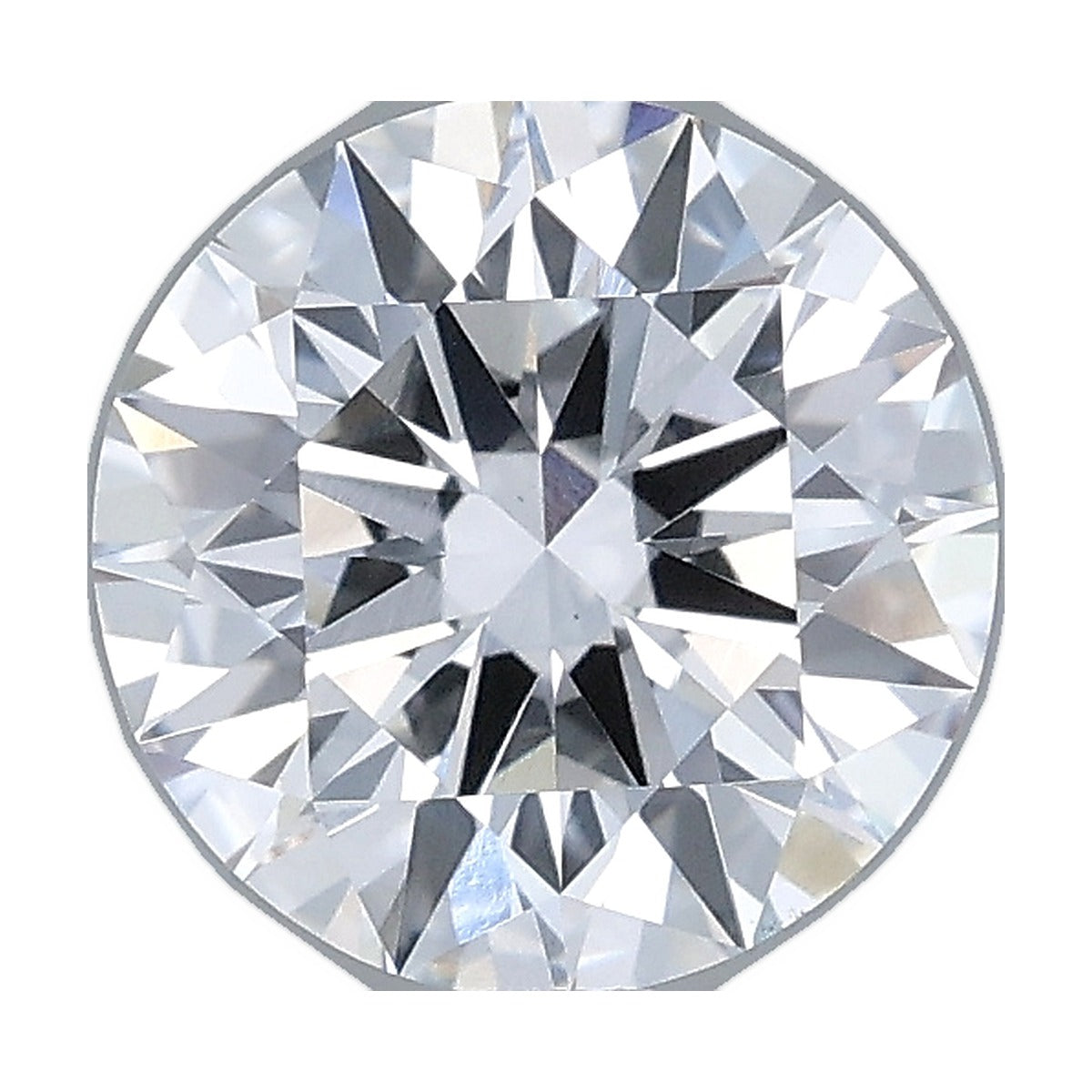 1.56 ct round lab-grown diamond, D color, VS1 clarity, IGI certified, still from its 360° video