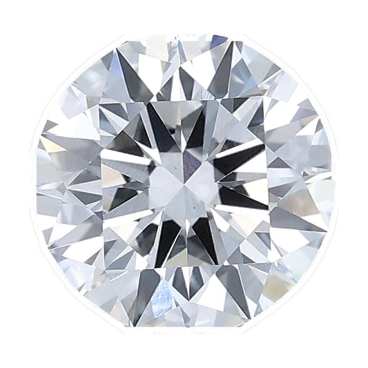 1.56 ct round lab-grown diamond, D color, VS1 clarity, IGI certified, still from its 360° video