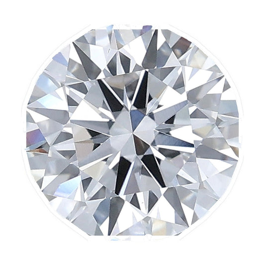 1.56 ct round lab-grown diamond, D color, VS1 clarity, IGI certified, still from its 360° video
