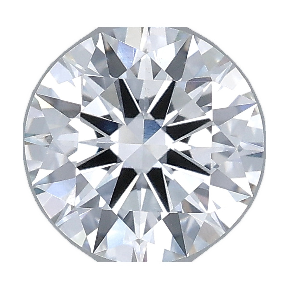 1.56 ct round lab-grown diamond, D color, VS1 clarity, IGI certified, still from its 360° video