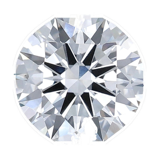 1.56 ct round lab-grown diamond, D color, VS1 clarity, IGI certified, still from its 360° video