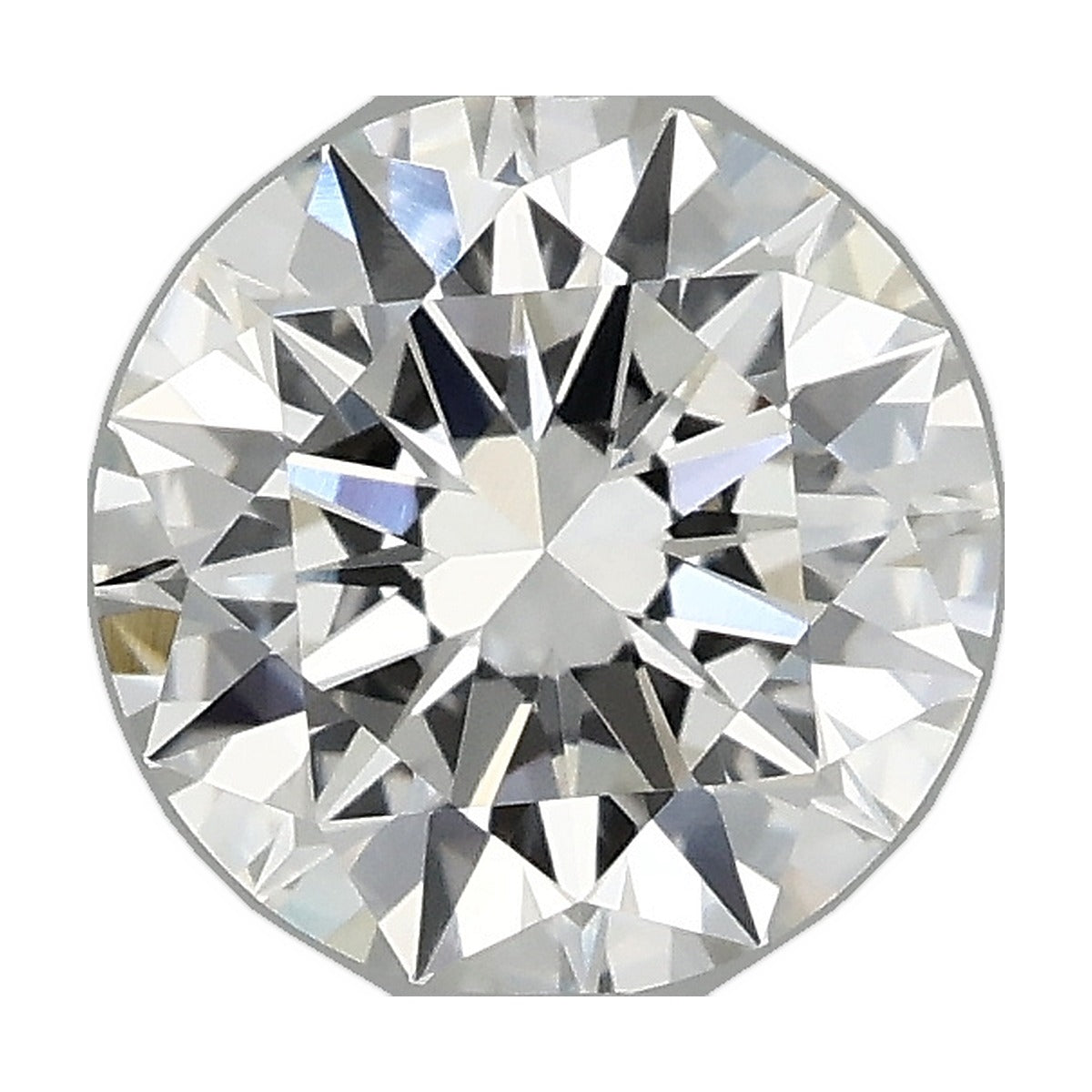 1.56 ct round lab-grown diamond, F color, VVS1 clarity, IGI certified, still from its 360° video