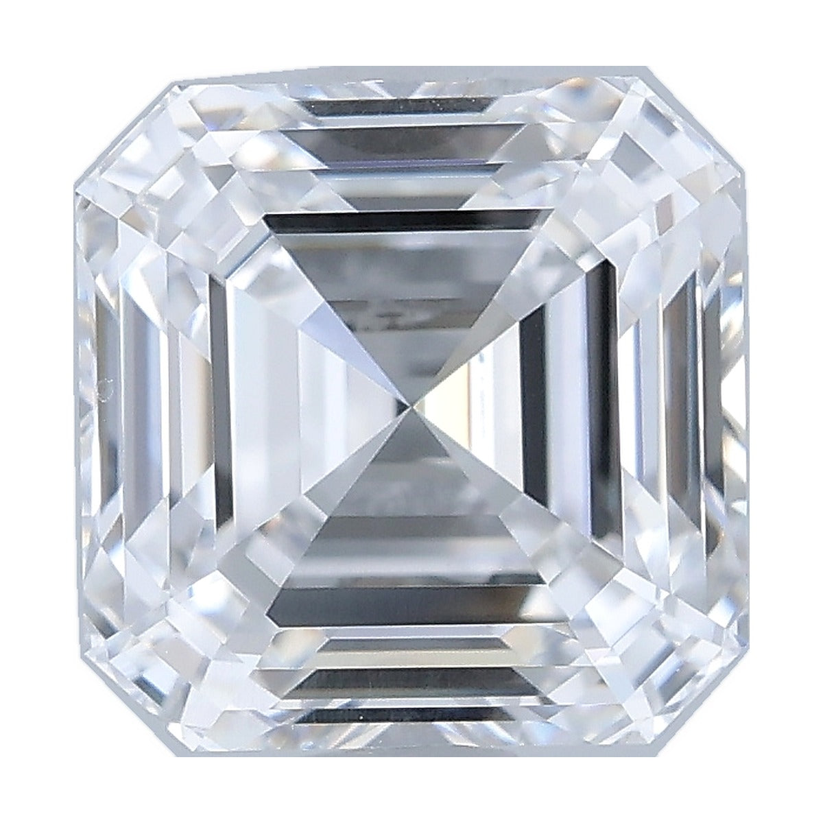 1.57 ct asscher lab-grown diamond, D color, VS1 clarity, IGI certified, still from its 360° video