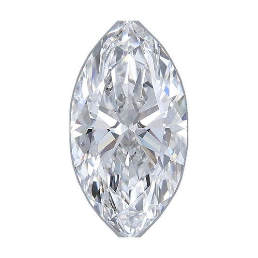 1.57 ct marquise lab-grown diamond, D color, VS1 clarity, IGI certified, still from its 360° video