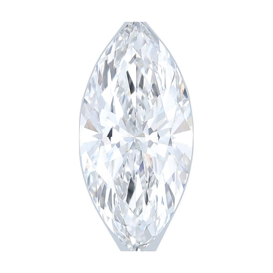 1.57 ct marquise lab-grown diamond, E color, VVS2 clarity, IGI certified, still from its 360° video