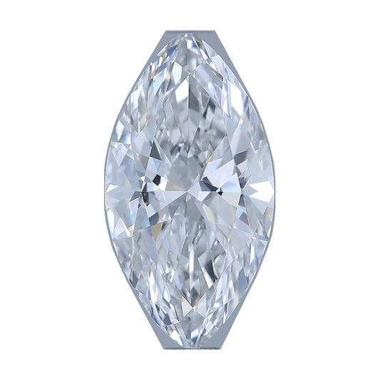1.57 ct marquise lab-grown diamond, E color, VVS2 clarity, IGI certified, still from its 360° video