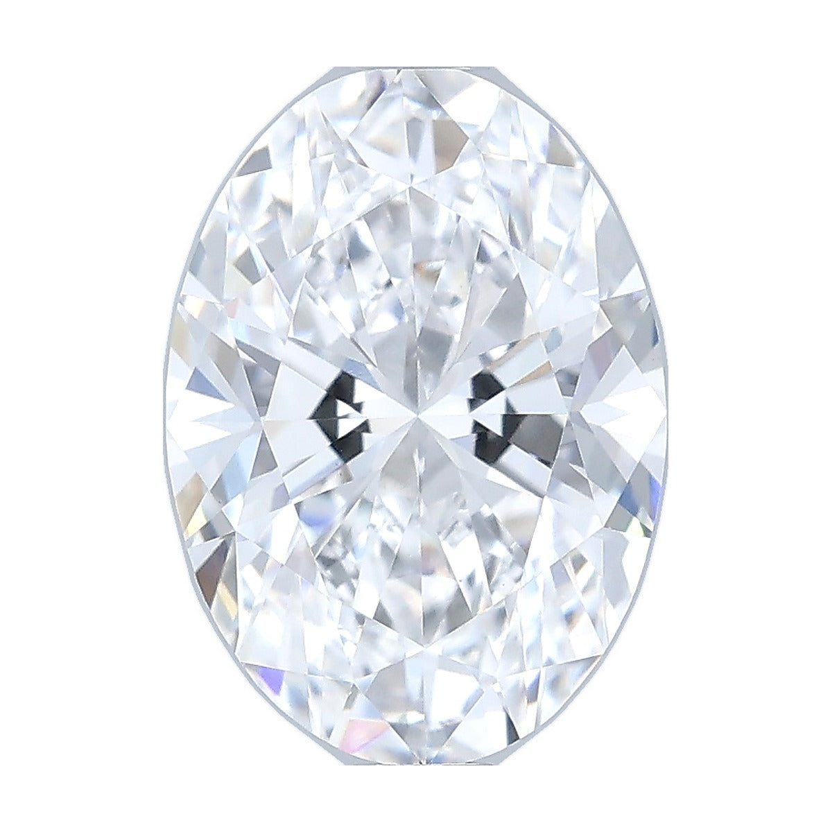 1.57 ct oval lab-grown diamond, D color, VVS2 clarity, IGI certified, still from its 360° video
