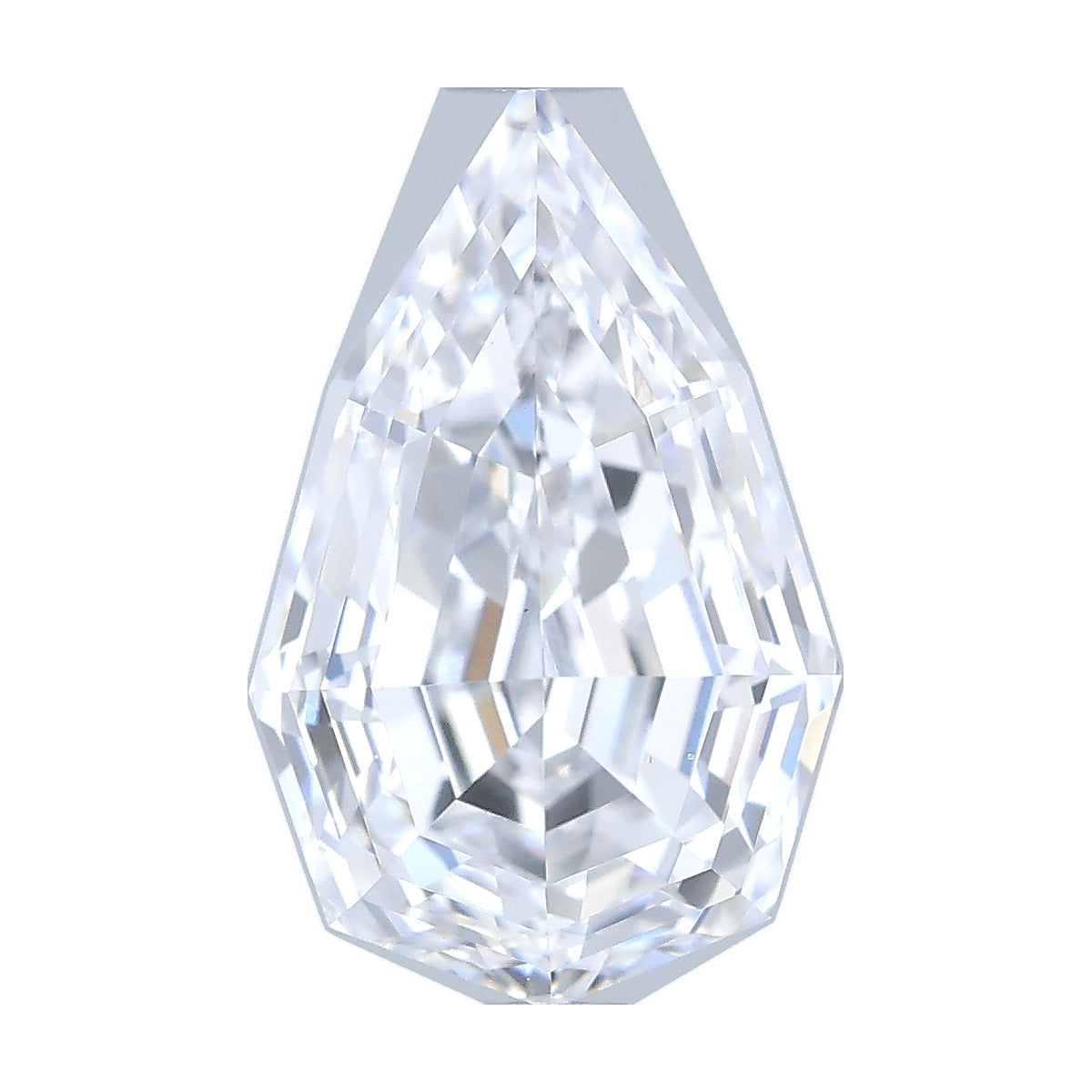 1.57 ct pear step cut lab-grown diamond, D color, VS1 clarity, IGI certified, still from its 360° video