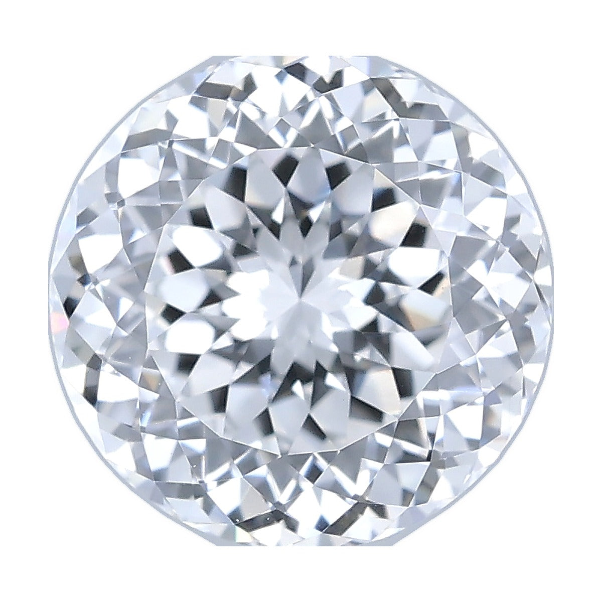 1.57 ct portuguese round lab-grown diamond, D color, VS1 clarity, IGI certified, still from its 360° video