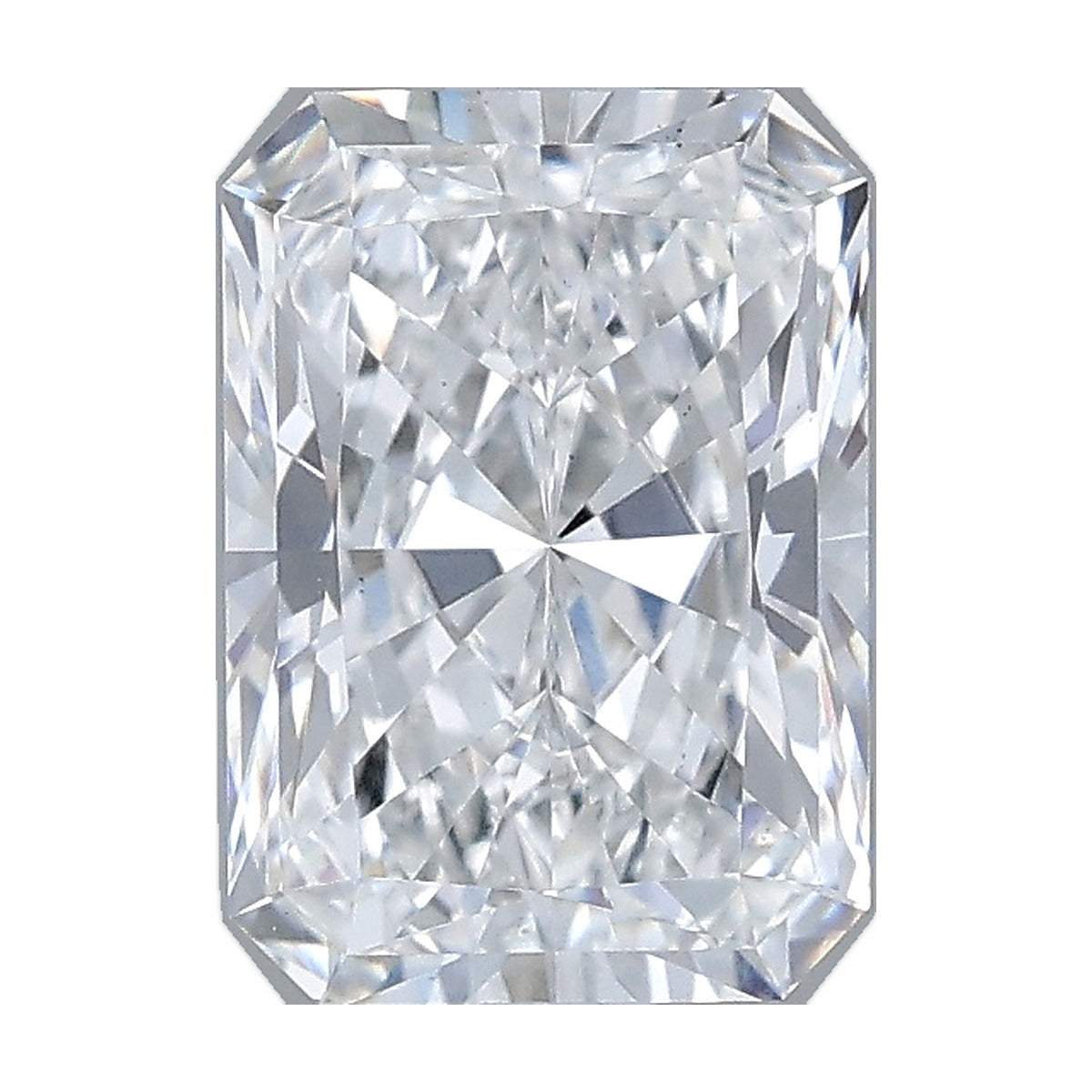 1.57 ct radiant lab-grown diamond, D color, VS1 clarity, IGI certified, still from its 360° video