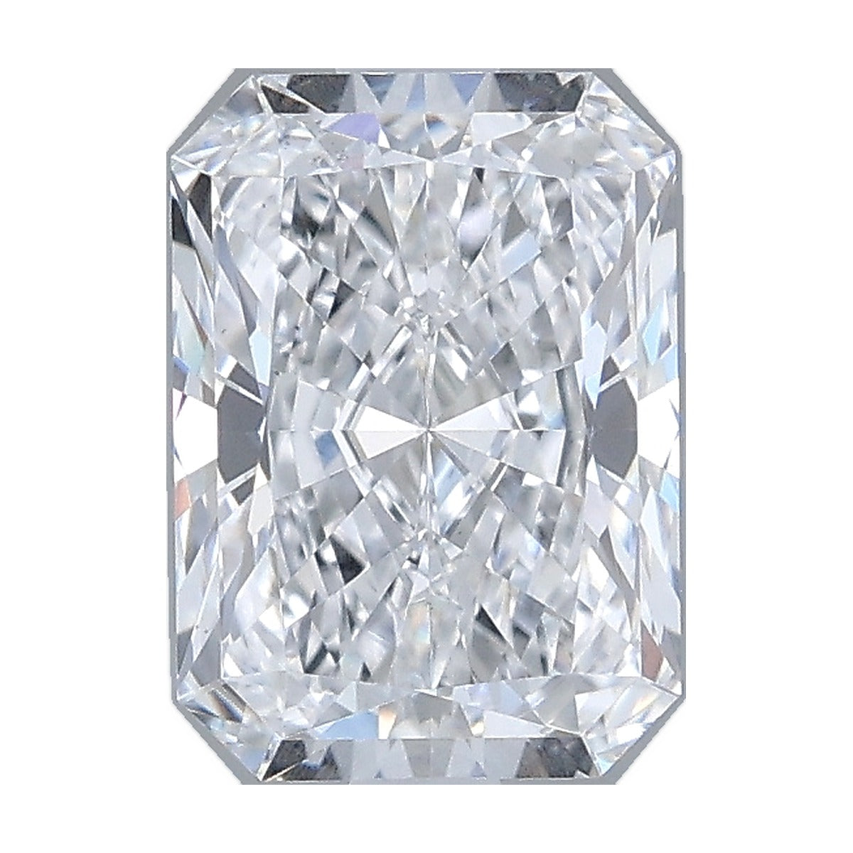 1.57 ct radiant lab-grown diamond, D color, VS1 clarity, IGI certified, still from its 360° video