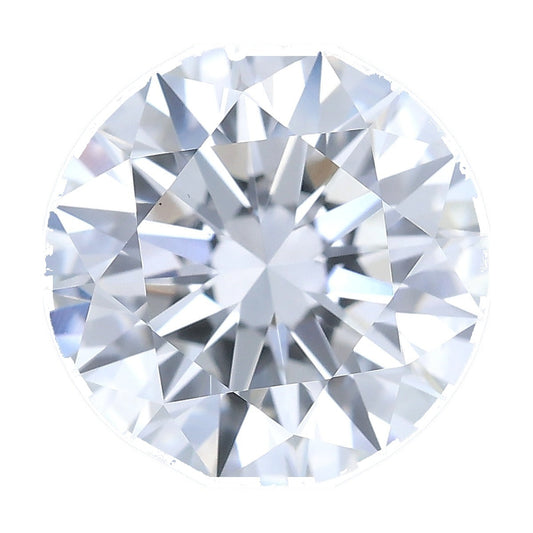 1.57 ct round lab-grown diamond, D color, VS1 clarity, IGI certified, still from its 360° video
